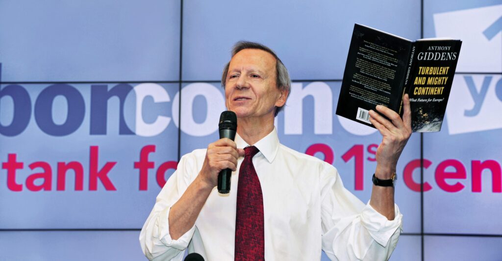 Anthony Giddens lança Turbulent and Mighty Continent: What Future for Europe?