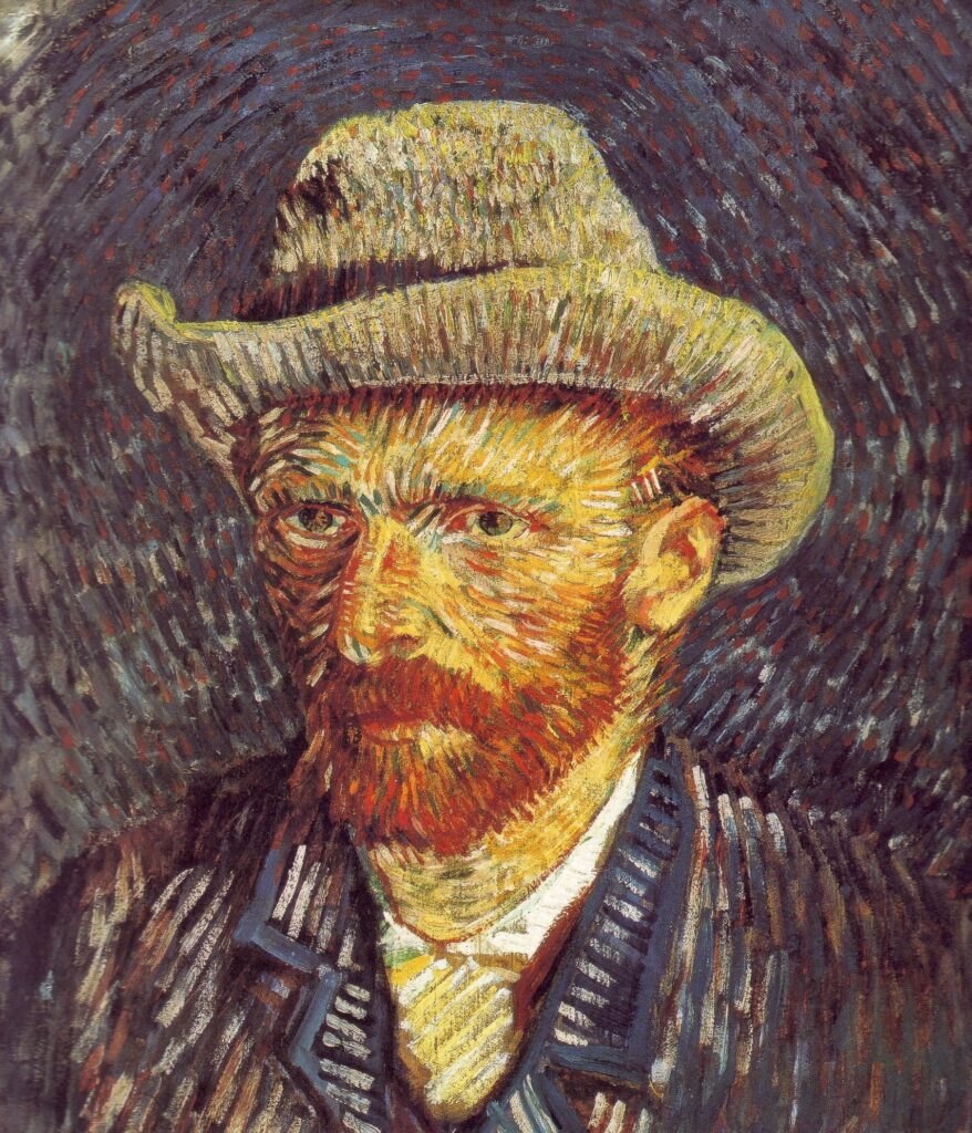 “Autorretrato com Chapéu de Palha” – Vincent van Gogh