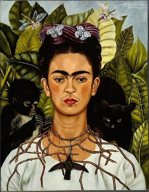 “Autorretrato com Colar de Espinhos” – Frida Kahlo